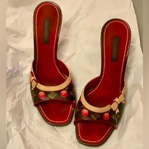 Louis Vuitton Collector Cerises Mules